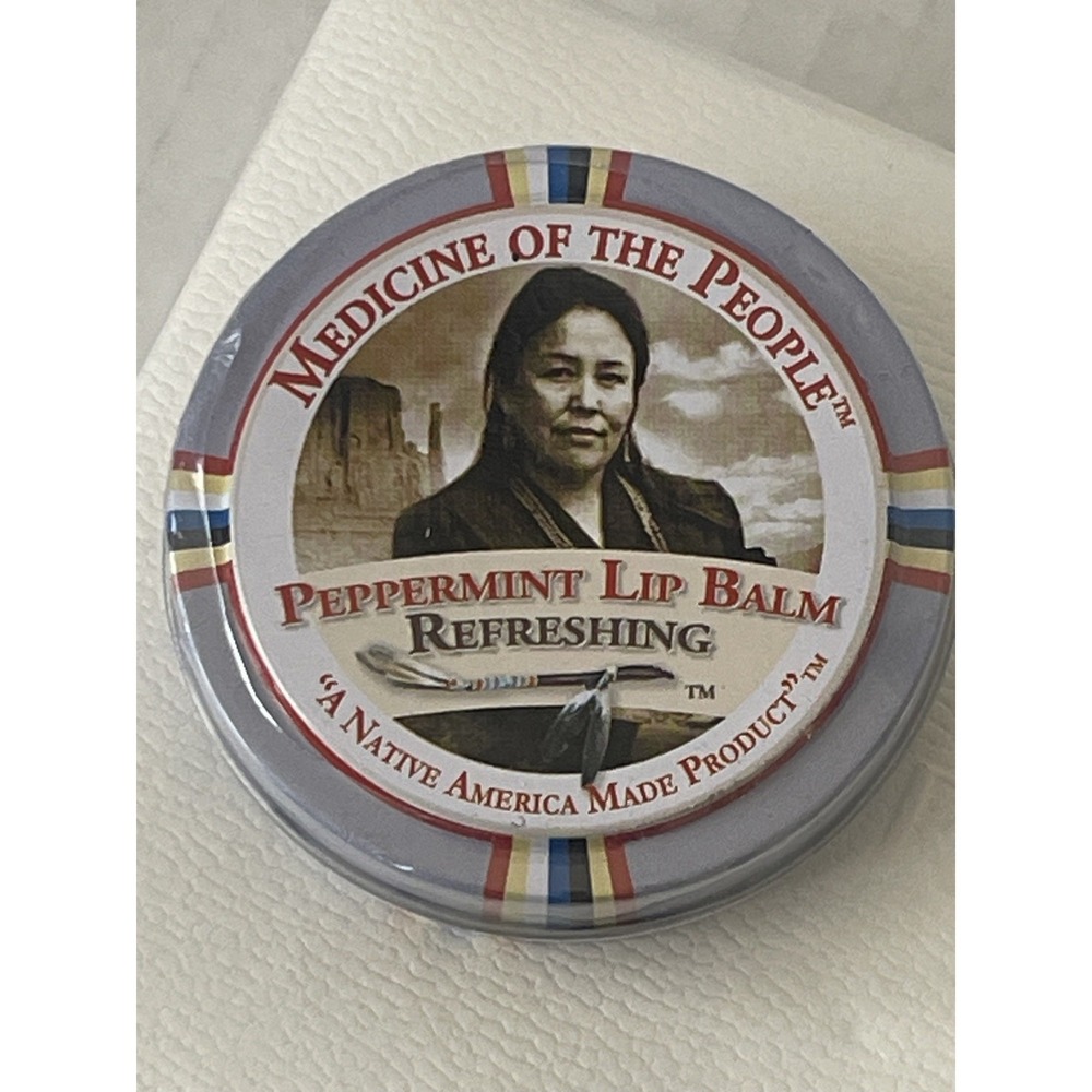 Navajo Medicine Of The People Peppermint Lip Balm - Dry Lips -NEW/SEALED